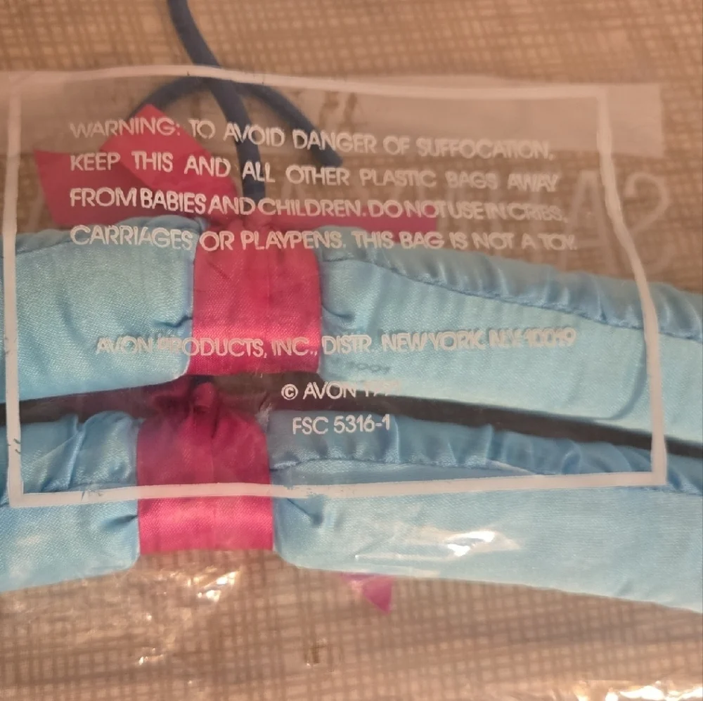 Avon Blue and Pink Fabric Hangers